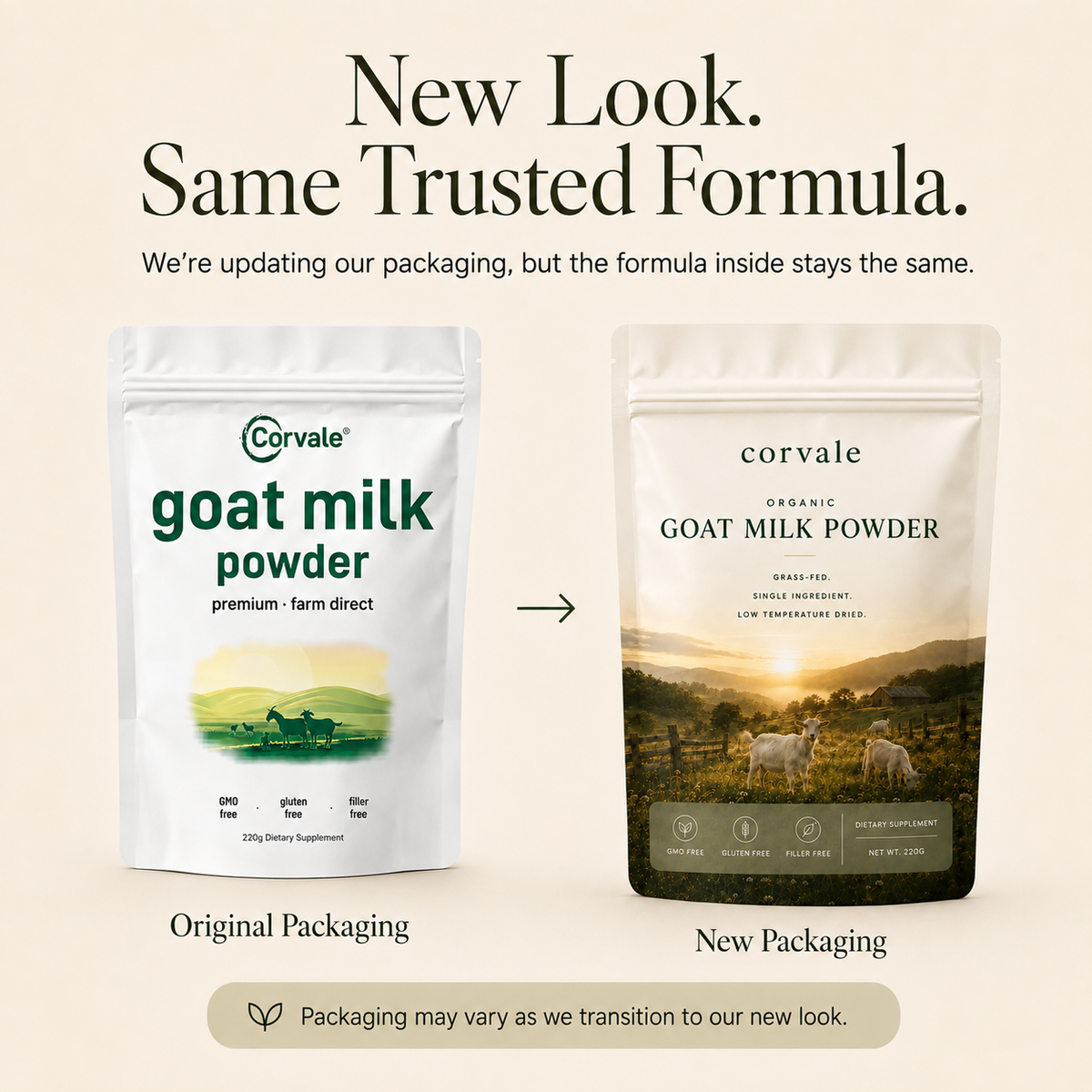 Corvale Goat Milk Powder